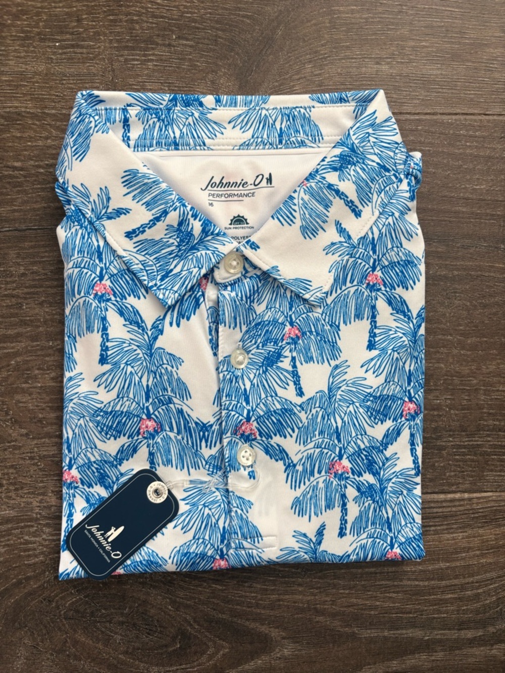 Johnnie-O Performance The Grove Polo - Size 16 NEW!